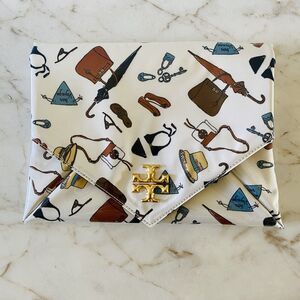 TORY BURCH Eye Mask With Pouch Clutch Travel Set